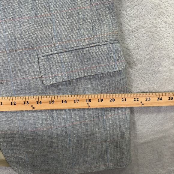 Vintage Polo University Club Ralph Lauren Blazer Jacket Mens 40R Gray Old Money‎ - Picture 9 of 12
